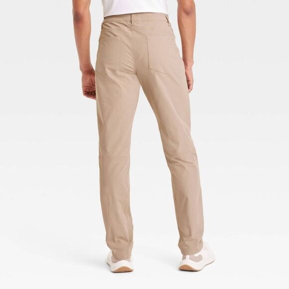 All In Motion - Men's 360 Lifestyle 5-Pocket Golf Pant - All In Mo Tan - Picture 2 of 3